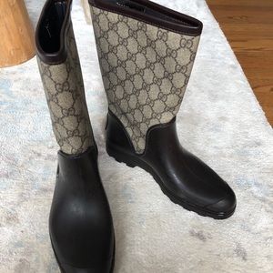 Gucci Rain Boots size 6 36